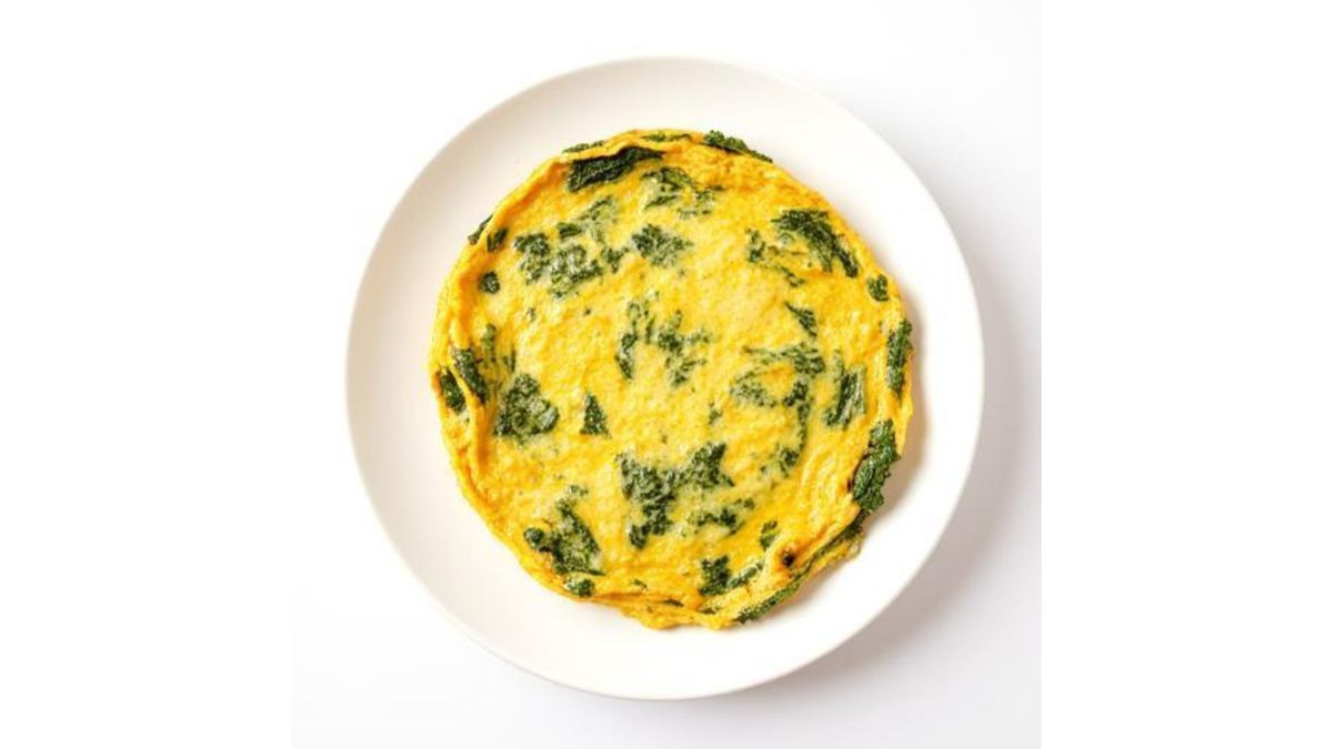 Spinazie-omelet
