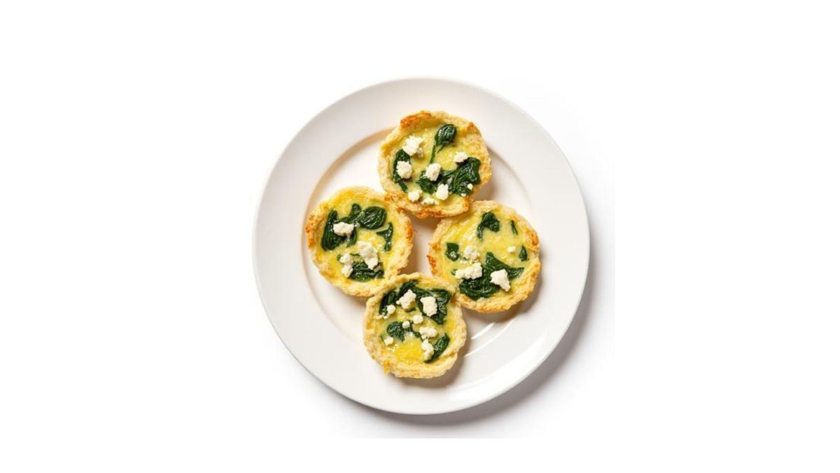 Mini Quiches met Spinazie en Feta