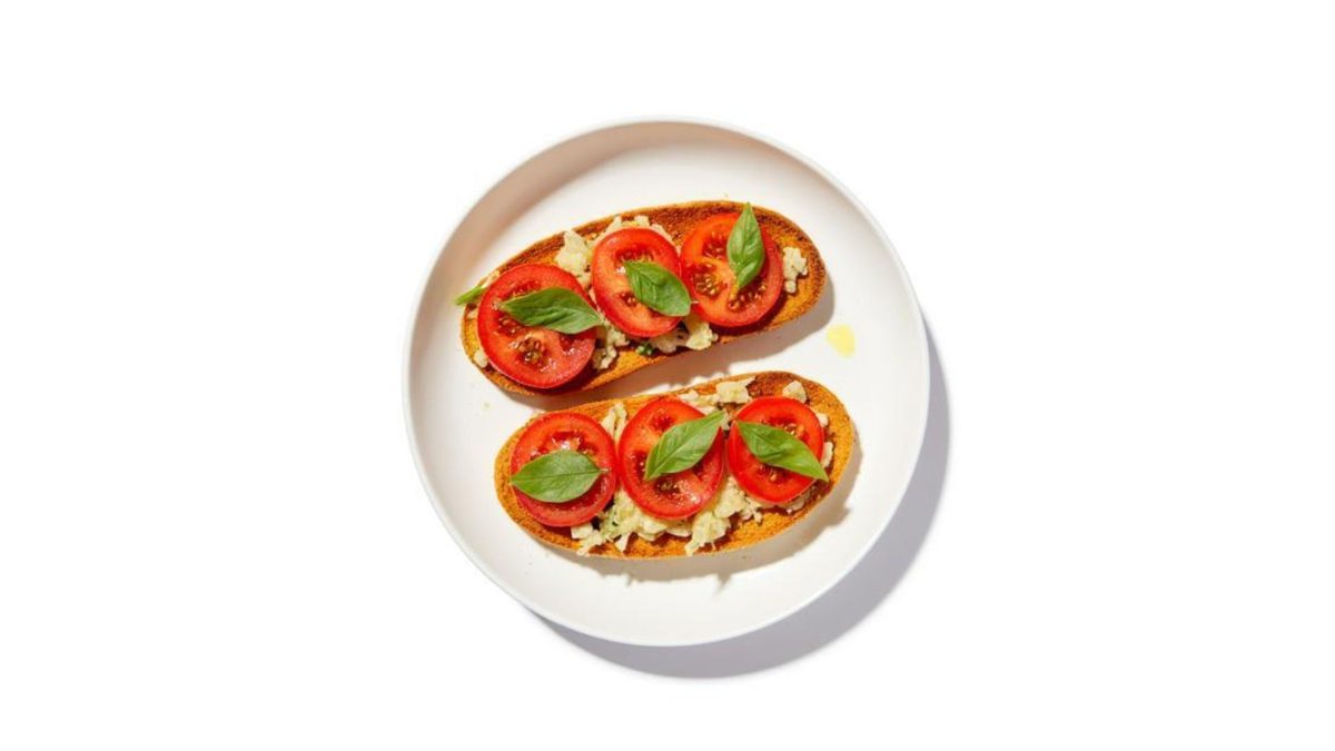 Bruschetta met Tomaat, Basilicum en Olijfolie