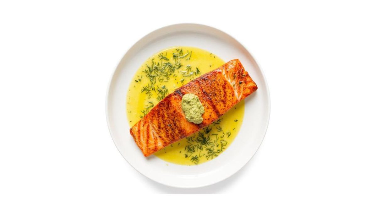 Gegrilde Zalm met Dillebotersaus