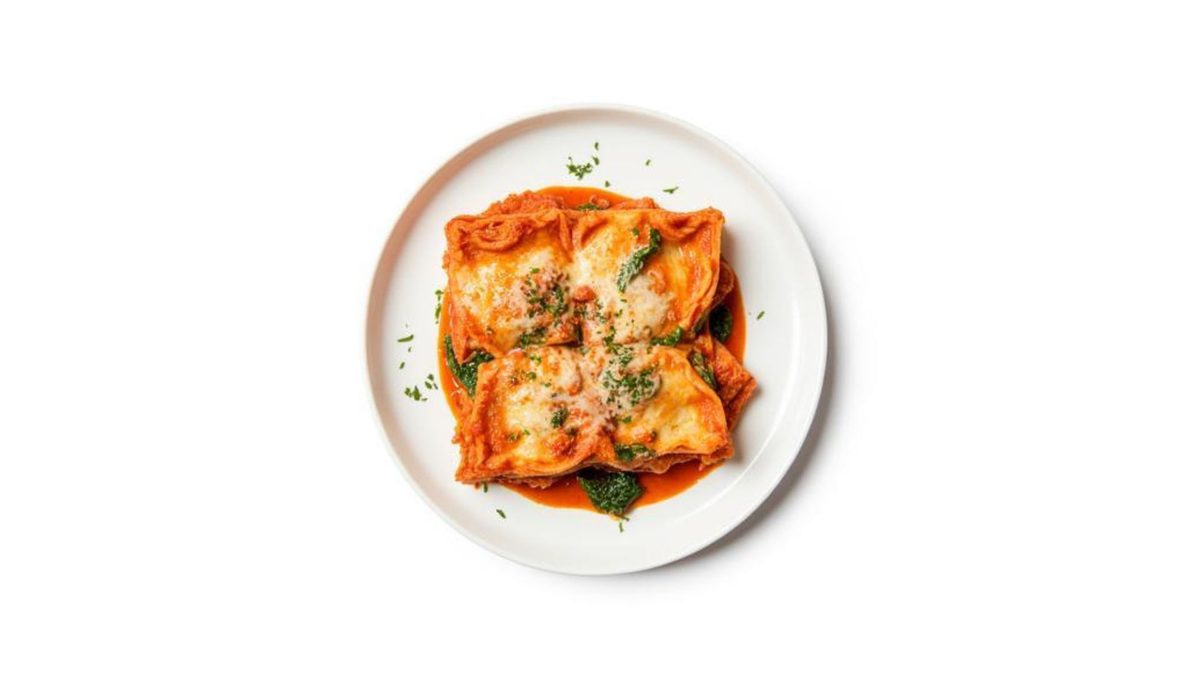 Vegetarische Lasagne met Ricotta en Spinazie