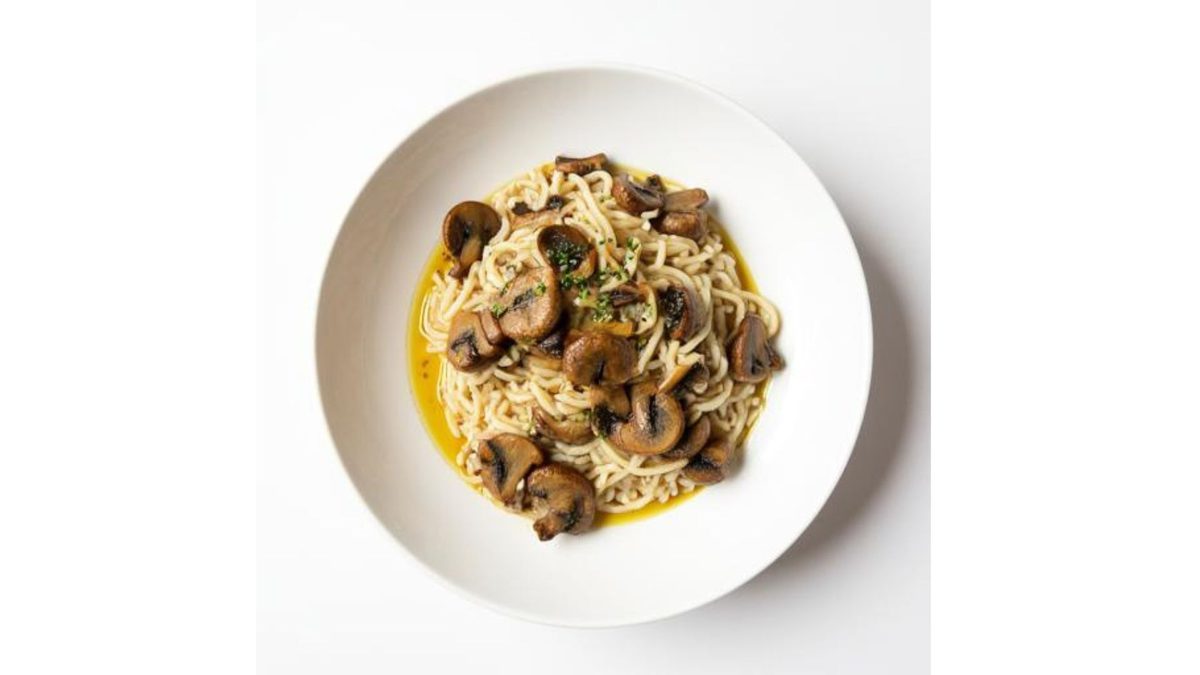 Paddenstoelenrisotto met Truffelolie