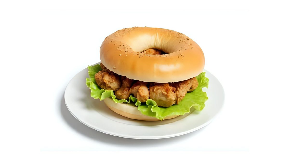 Bagel met kip