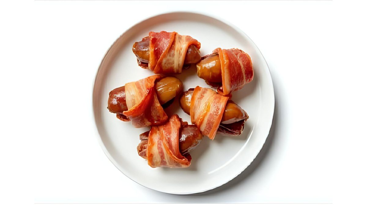 Dadels omwikkeld met spek